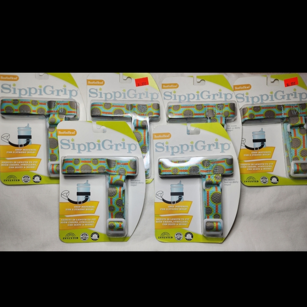 *LOT OF 6* SippiGrip cup/bottle holder lot *6 included*